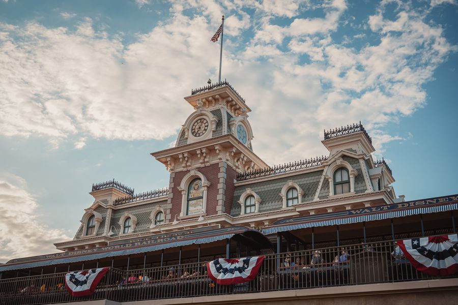 Walt Disney World Railroad entrance in Orlando